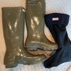 Hunter Boots and Socks